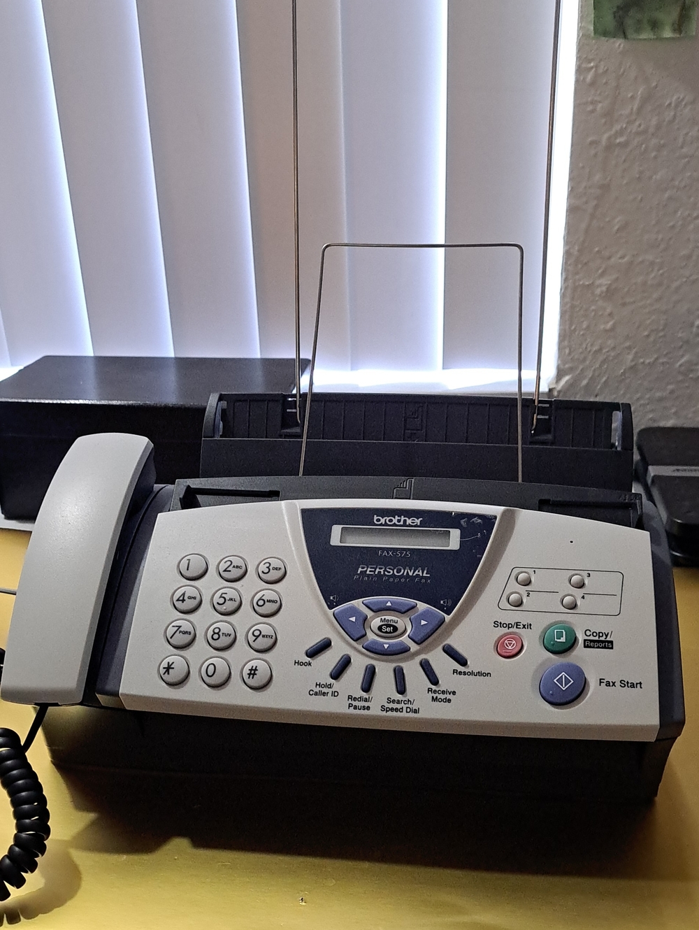 Brother FAX-575 Personal Plain Paper Phone Copier Facsimile Transceiver TESTED
